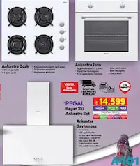 REGAL BEYAZ 3'LÜ ANKASTRE SET